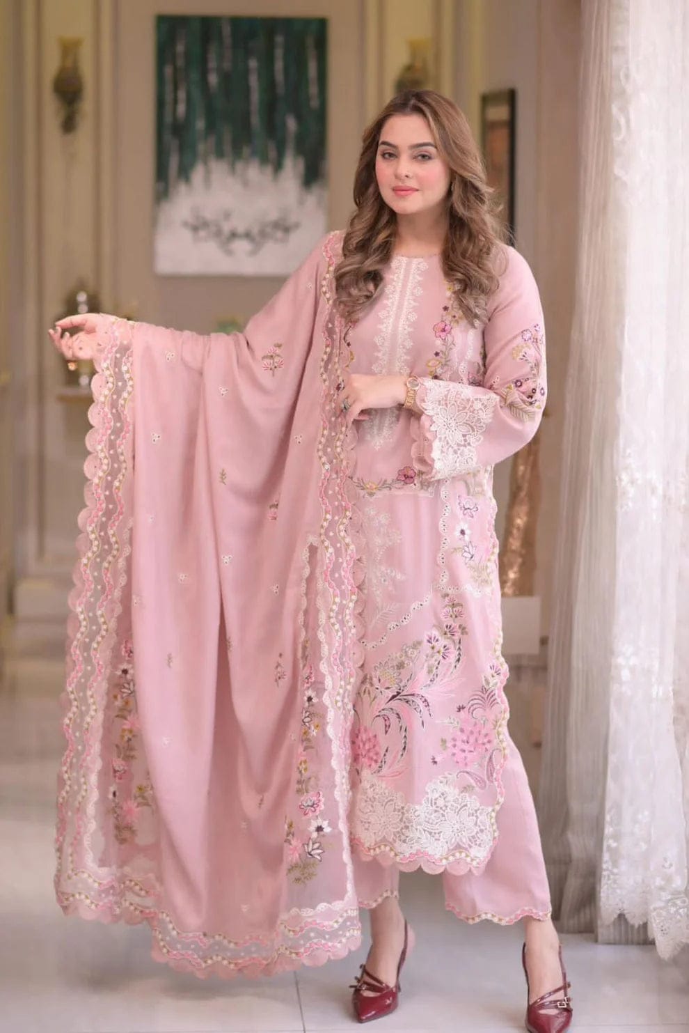 AS-2735 lawn - 3 Piece Unstitch