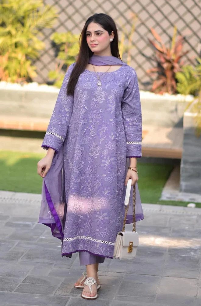 BR-2575 lawn - 3 Piece Unstitch